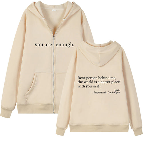 Kindness Zipper Hoodie