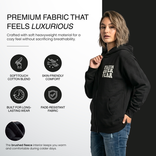 Faith Zipper Hoodie
